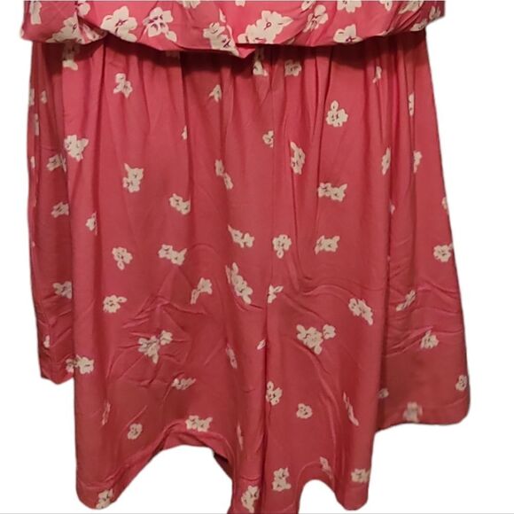 Floral Pink Strapless Romper 4XL NWOT - Picture 4 of 6